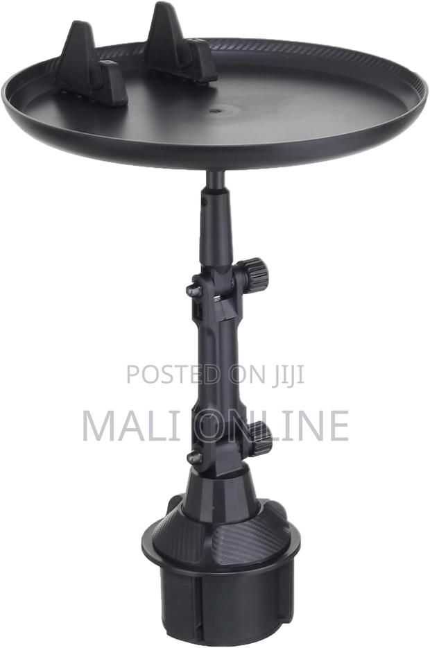 Universal 360° Swivel Car Cup Holder Tray Table & Phone Slot