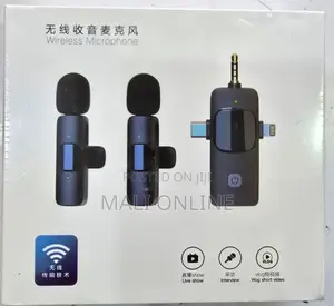3-in-1wireless Lavalier Microphone 3.5mm Round Jack Cordless