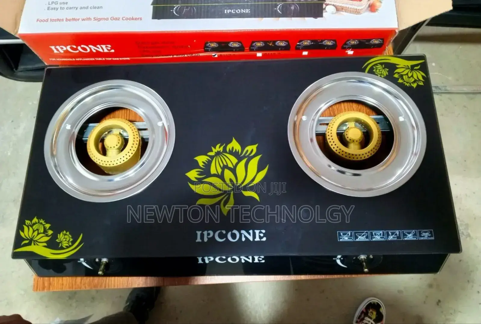 Glass 2 Burner Cooker