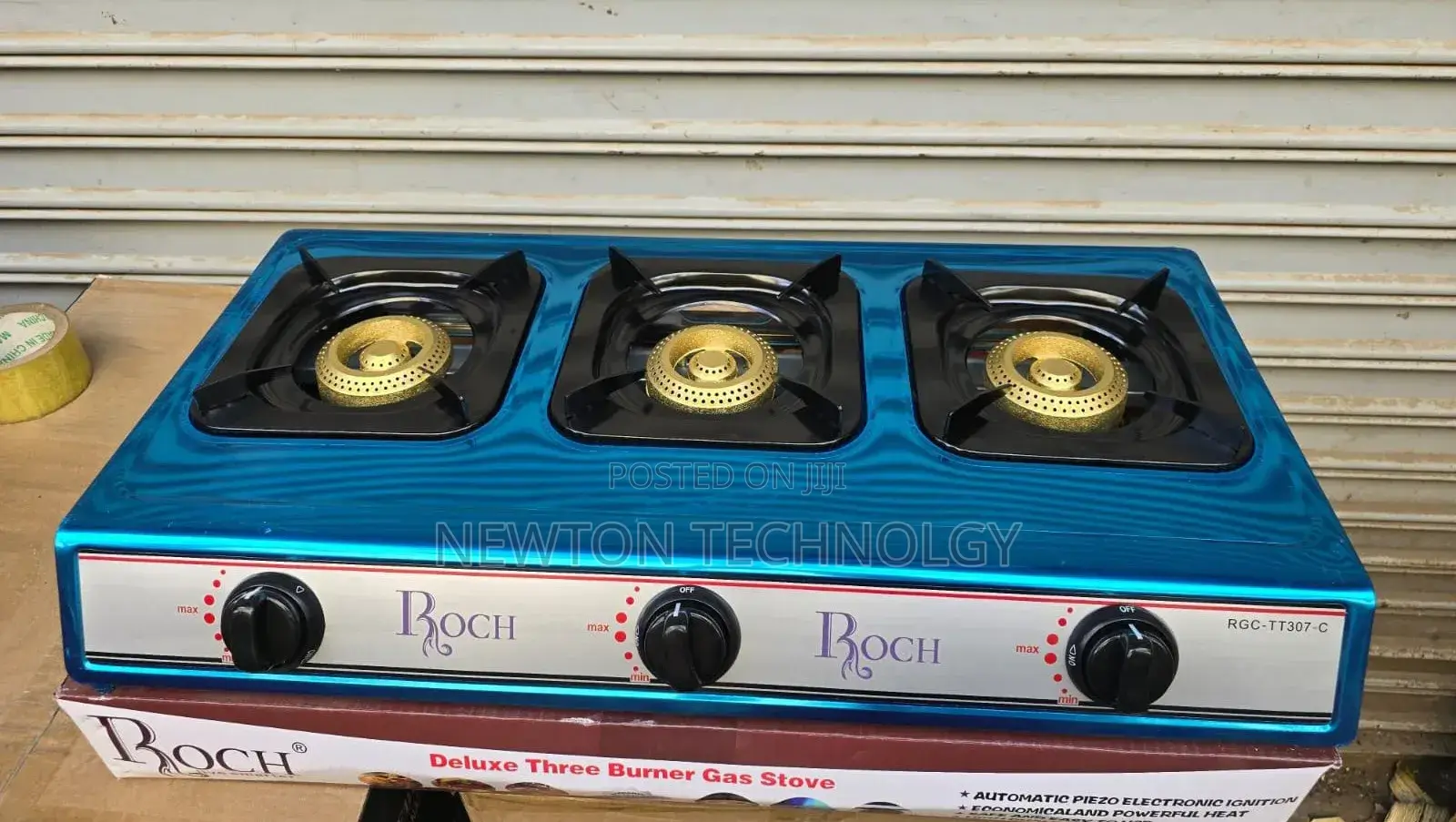 Roch 3 Burner Stainless Cooker