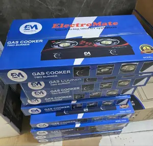 Electromate Glass Double Burner Cooker