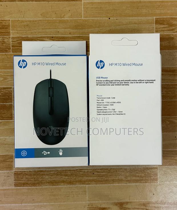 Hp M10 Wired Usb Mouse With 3 Buttons High Definition - main view