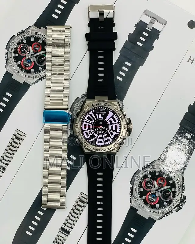 G-shock Design Smart Watch Men Sports Fitness Tracker Hy-01