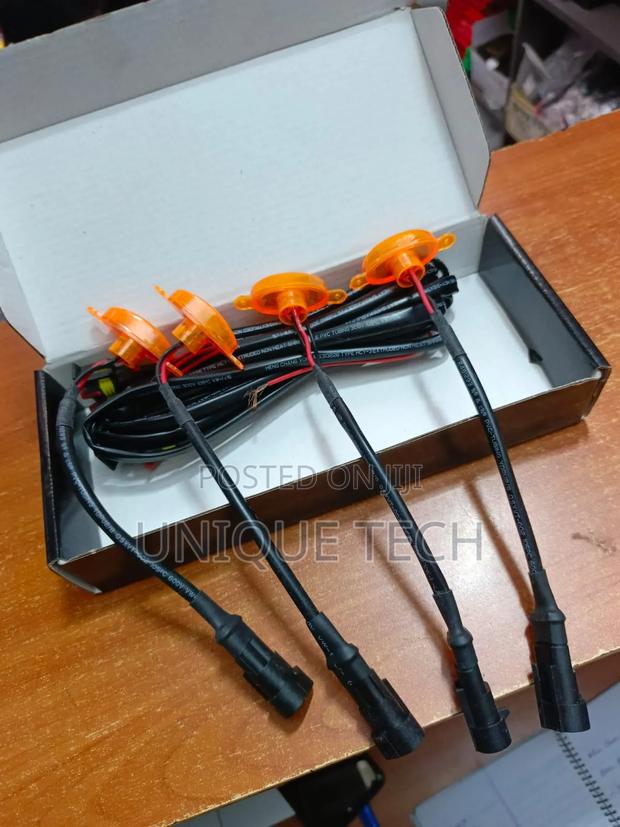 4 PCS Led Grill Lights – Stylish, Bright Easy to Mount