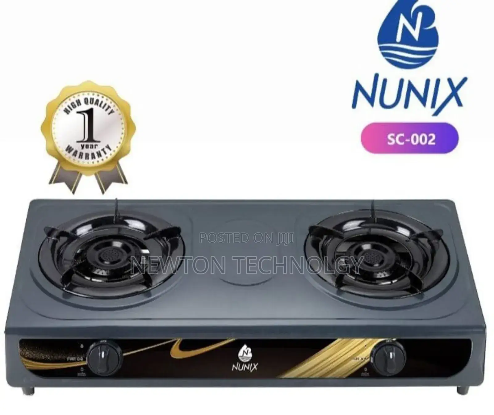 Nunix Stainless 2 Burner Cooker