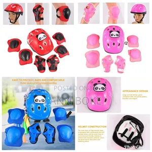 Kids Helmet /Guards Set 
Included in the Package -