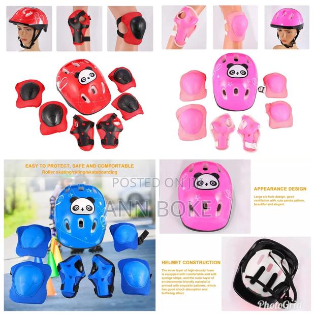 Kids Helmet /Guards Set 
Included in the Package -