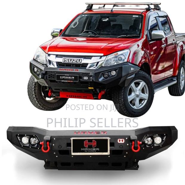 Hamer King Series Bull Bar Is a Bumper Replacement Bull Bar - main view