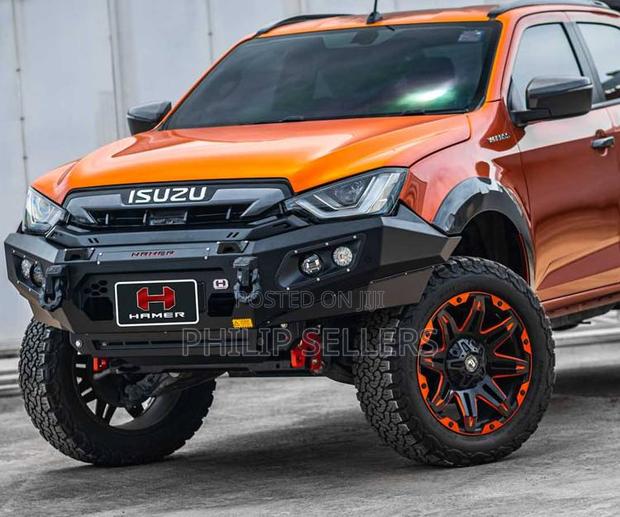Hamer King Series Bull Bar Is a Bumper Replacement Bull Bar - thumbnail 3