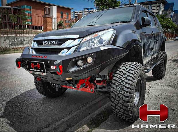 Hamer King Series Bull Bar Is a Bumper Replacement Bull Bar - thumbnail 5