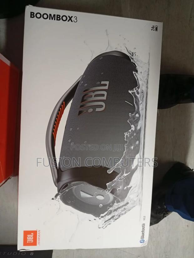 JBL Boombox 3 Black Portable Bluetooth Speaker - main view