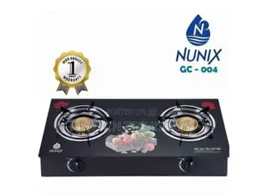 Nunix 2 Burner Glass Table Cooker