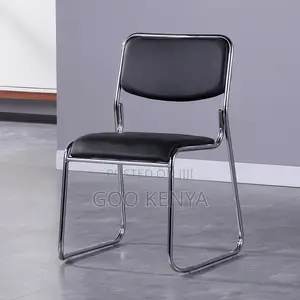 Office Chair ; Modern Conference Chair Steel Leather