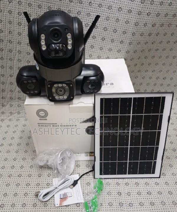 Solar Camera Triple Lens 4g Solar V380 Tripple Lens