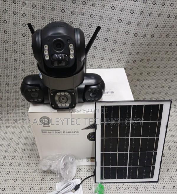4g Solar Simcard V380 Triple Lens Three Screens Camera