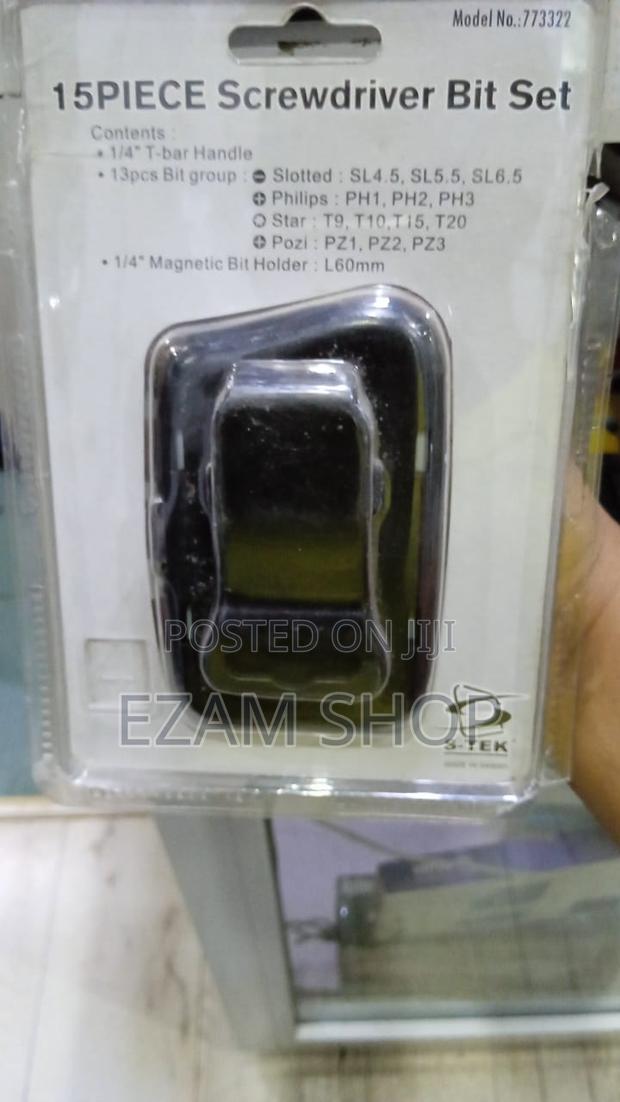 S-Tek 1 5piece Screwdriver Bit Set - main view