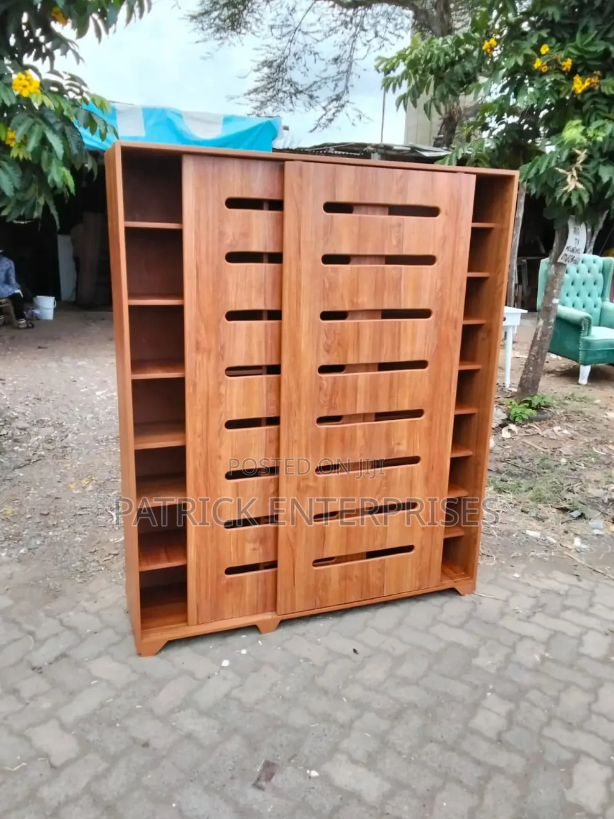 Modern Mdf Shoerack With Sliding Doors 5 By 6 Fitt
