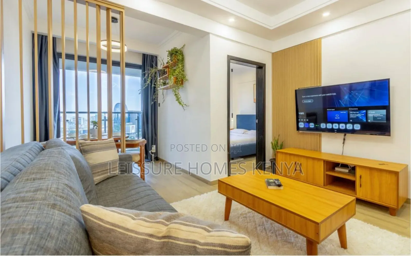 Furnished 1bdrm Apartment in Raphta Road Area for rent