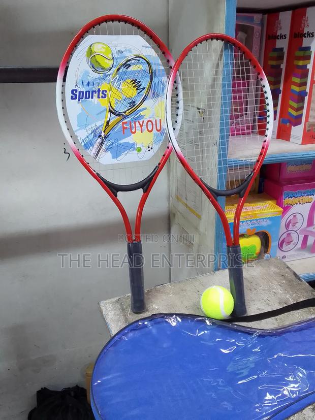 Kids Badminton Racket With a Tennis Ball