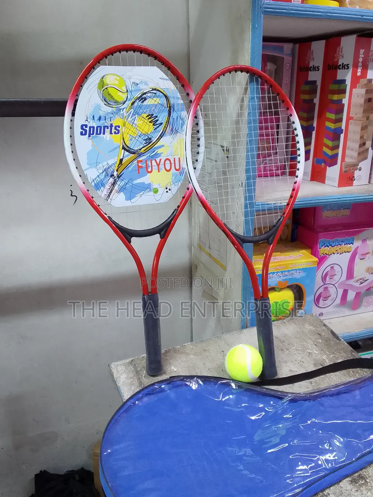 Kids Badminton Racket With a Tennis Ball