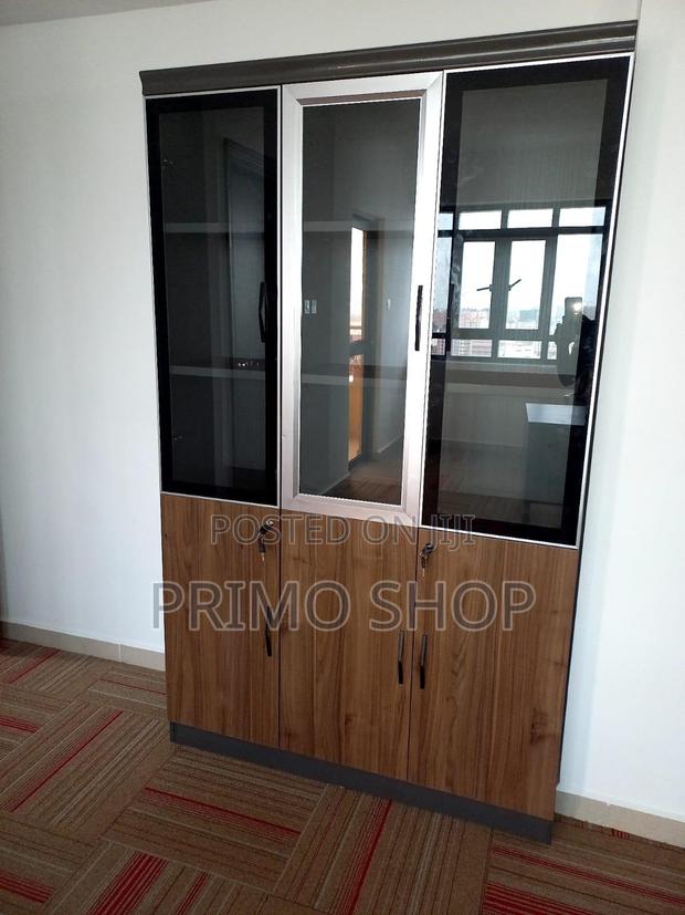 Office Cabinet; Tri Door Polished Surface Cabinet - thumbnail 5