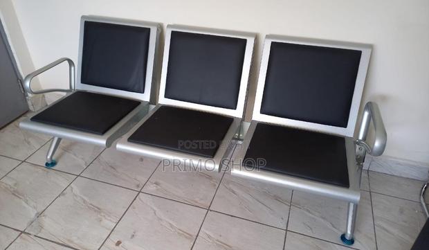 Office Chair;Premium Leather Padding Reception Bench - main view