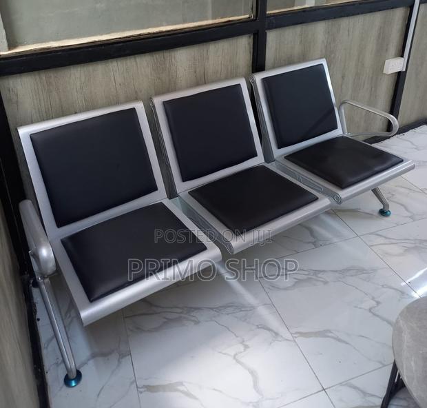 Office Chair;Premium Leather Padding Reception Bench - thumbnail 3