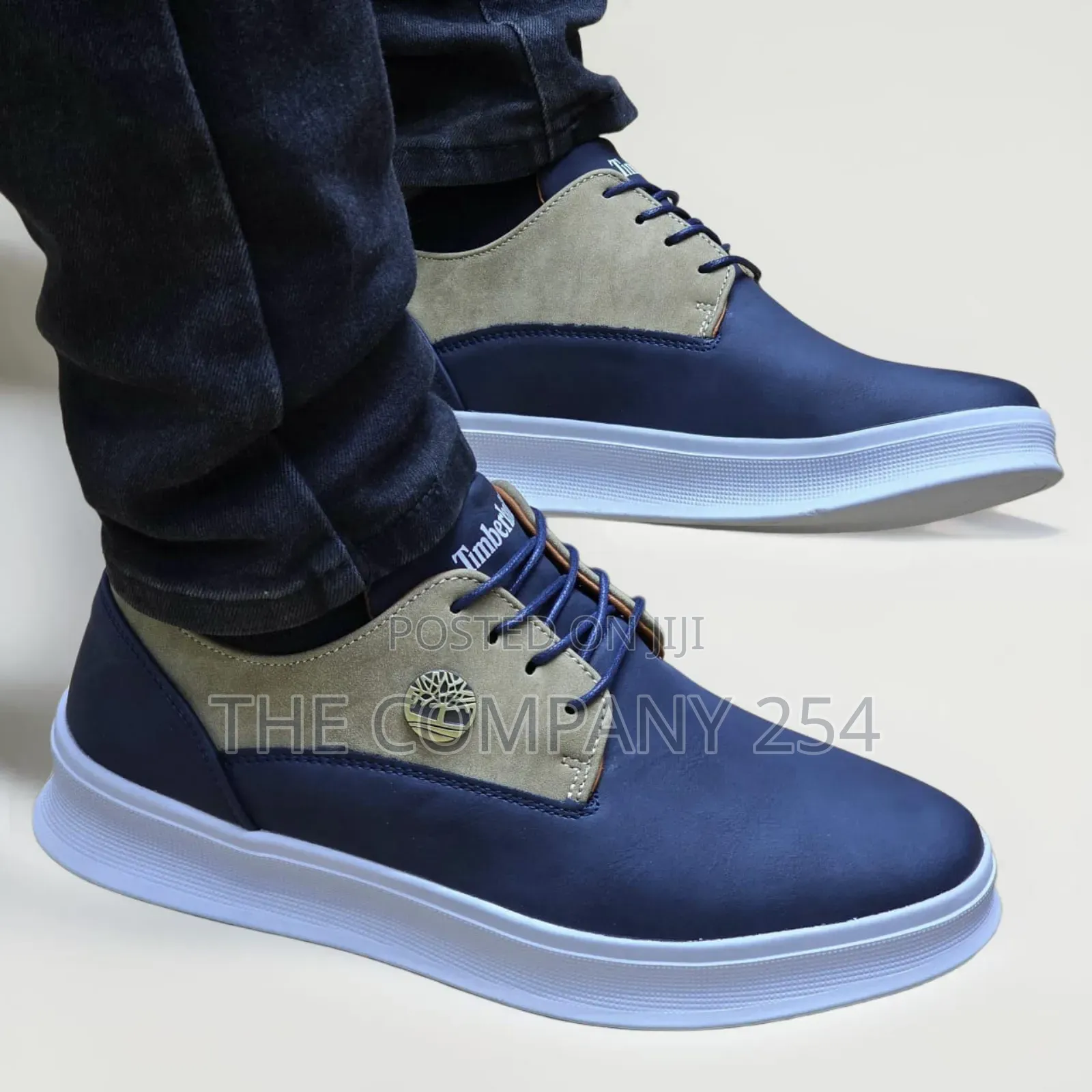 Quality Leather Timberland Rubber Sole Casual Shoes
