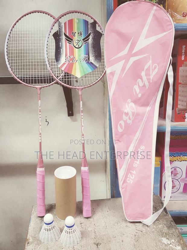 Badminton Racket Pink Colored for Girls - main view