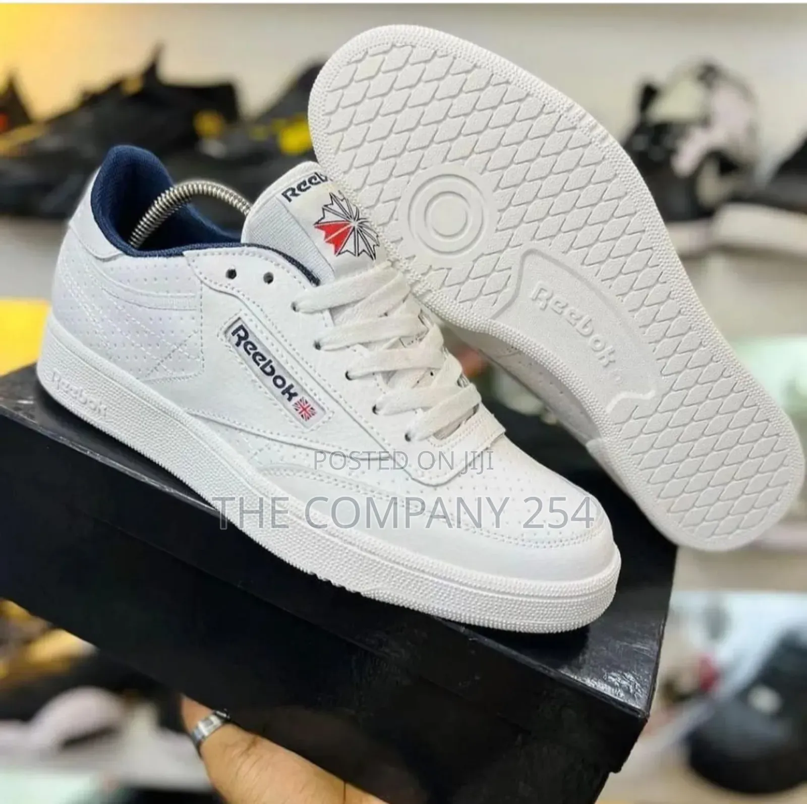 Leather Reebook Classic Smart Casual Rubber Sole Shoes