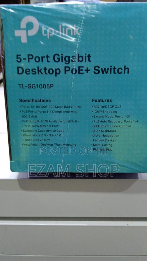 Tp-Link 5- Port Gigabit Desktop Poe+Switch - thumbnail 5