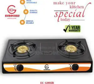Eurochef Stainless Steel 2 Burner Cooker