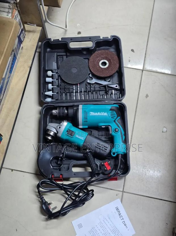 Makita Grinder + Drill Combo