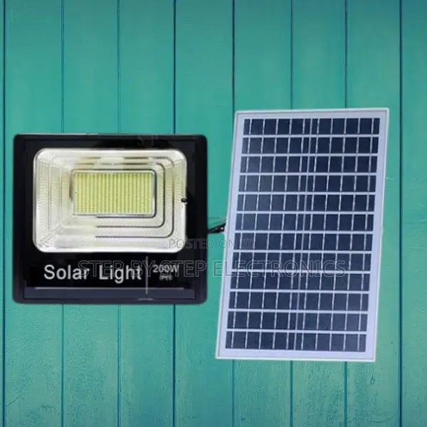Inbuilt Battery 200w Remote Control Led Solar Flood Light