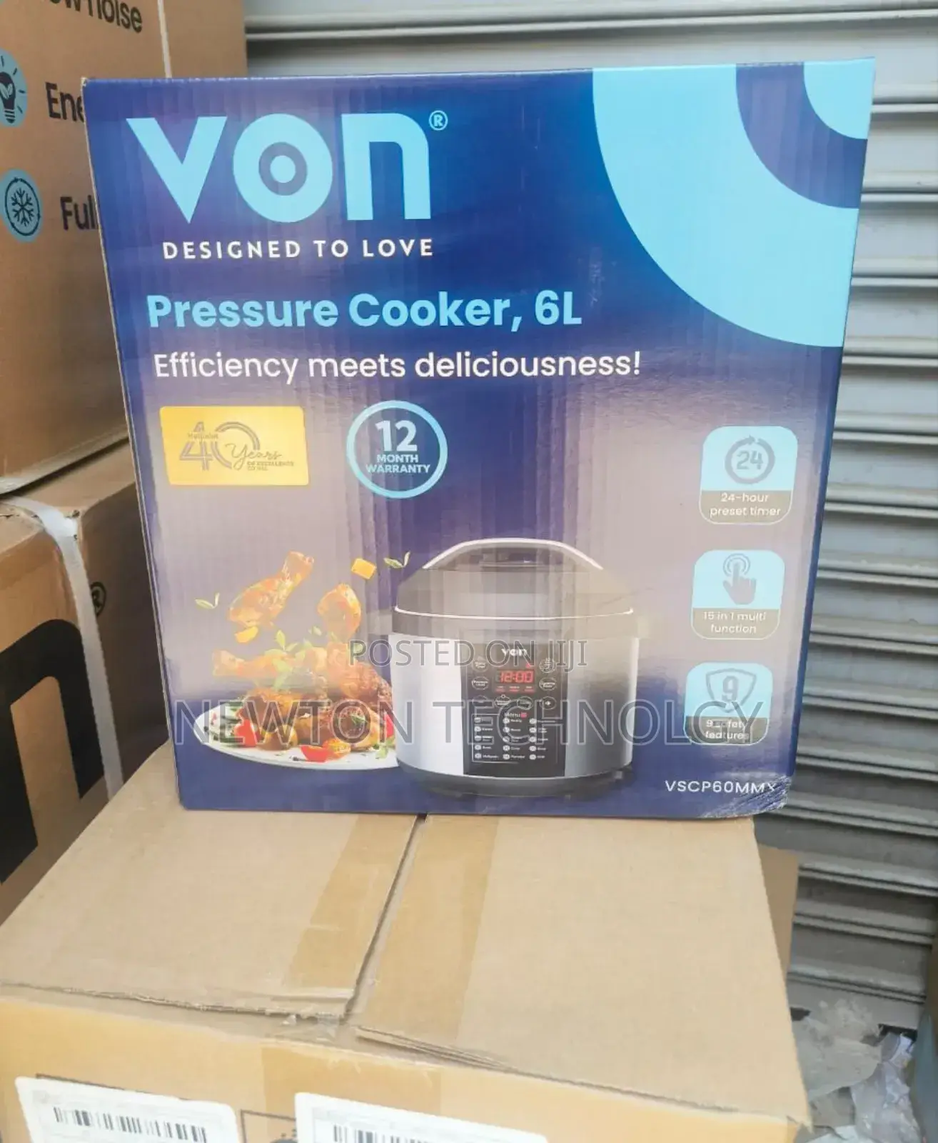 Von Electric Pressure Cooker 6l