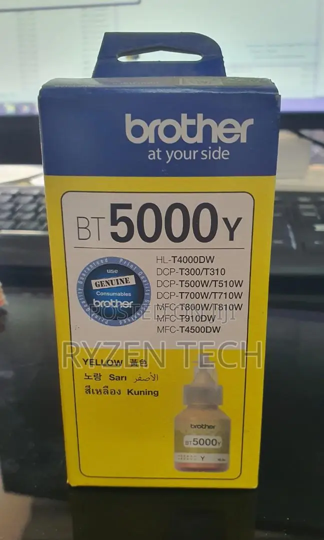 Brother Bt5000y Yellow Ink Bottle