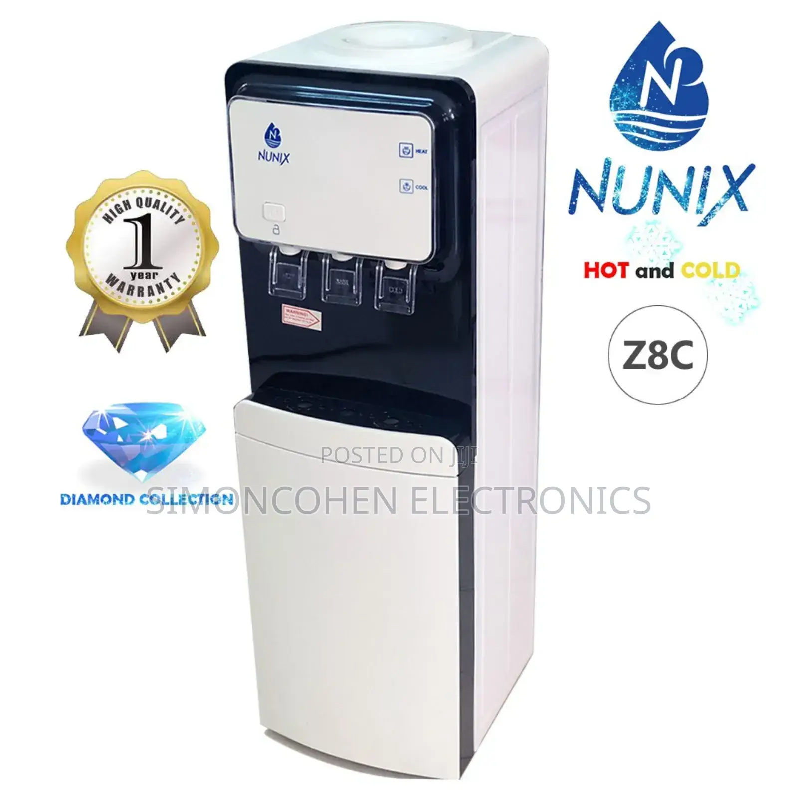 Nunix Z8c Hot Normal and Cold Dispenser