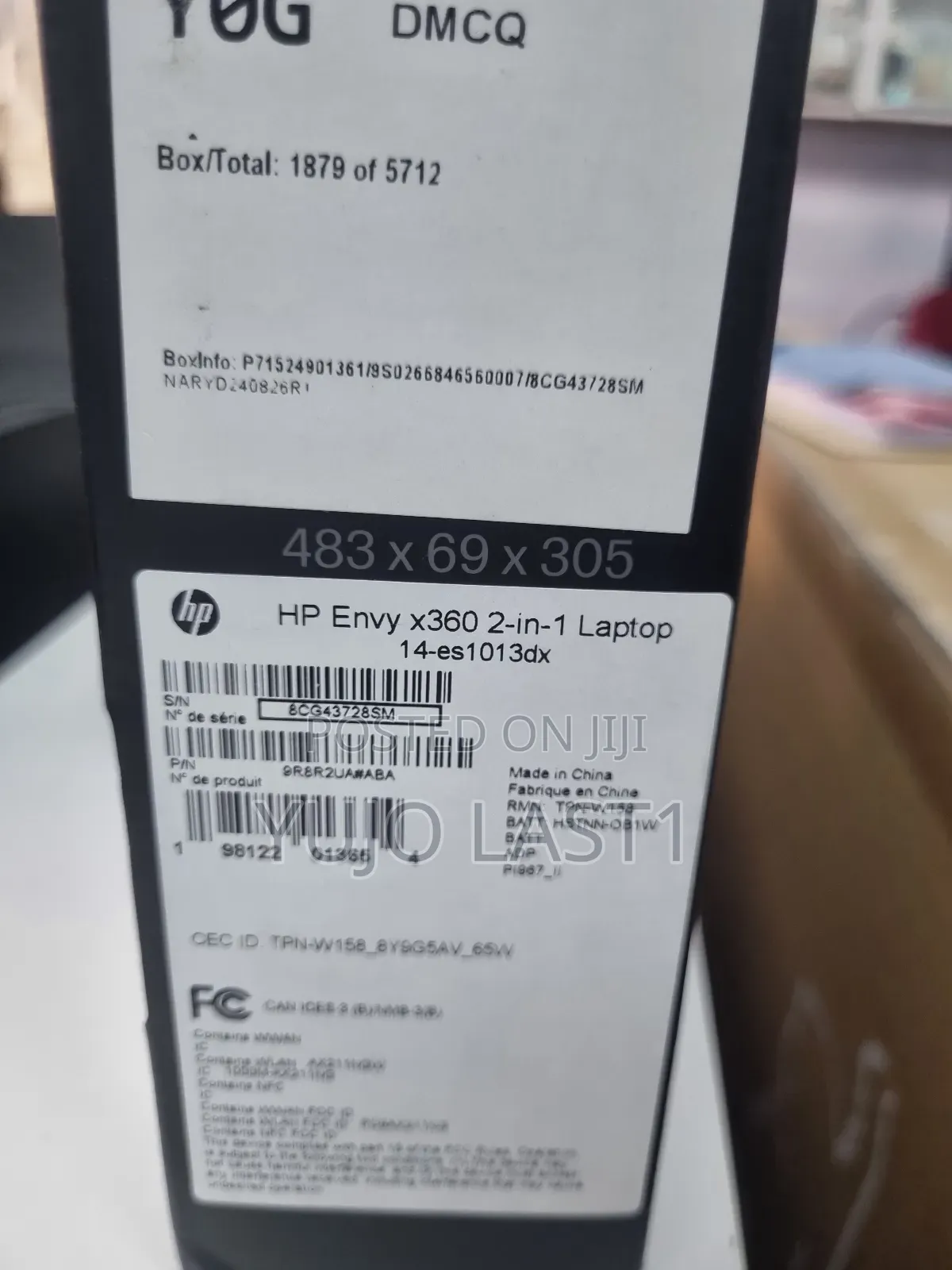 New Laptop HP Envy 14 16GB Intel Core I7 SSD 512GB