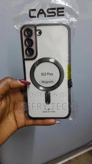 Zonrw for Samsung Galaxy S22 Plus Plated Case Magnetic - thumbnail 2