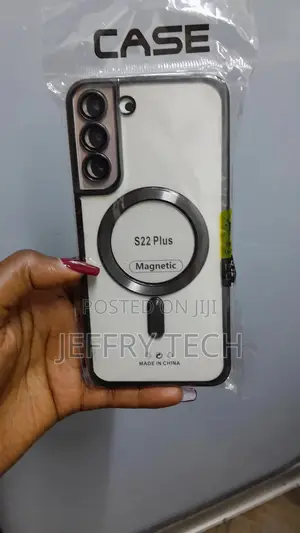 Zonrw for Samsung Galaxy S22 Plus Plated Case Magnetic