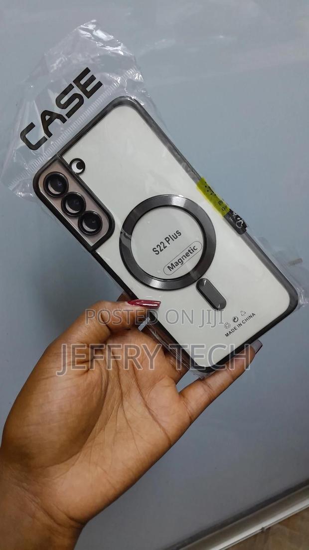 Zonrw for Samsung Galaxy S22 Plus Plated Case Magnetic - thumbnail 3