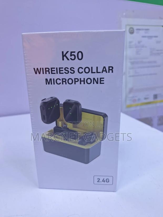 K50 Wireless Collar Microphone With Noise Cancellation