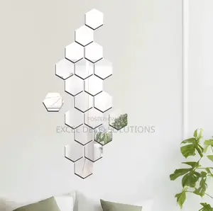 Costal Vibes Hexagonal Decor Mirrors