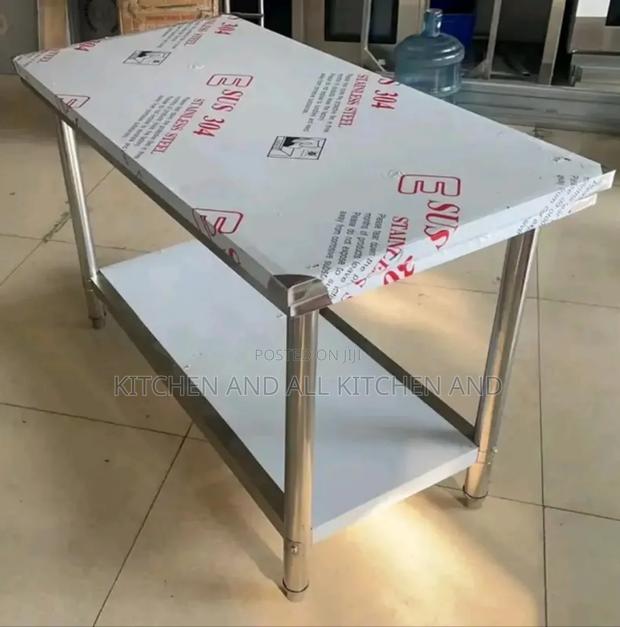 Ss 4x2 Sleek Work Table