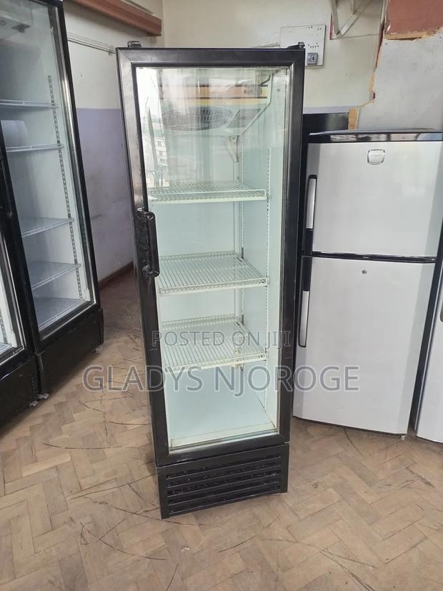 Medium White Black ( 300l) Display Fridge