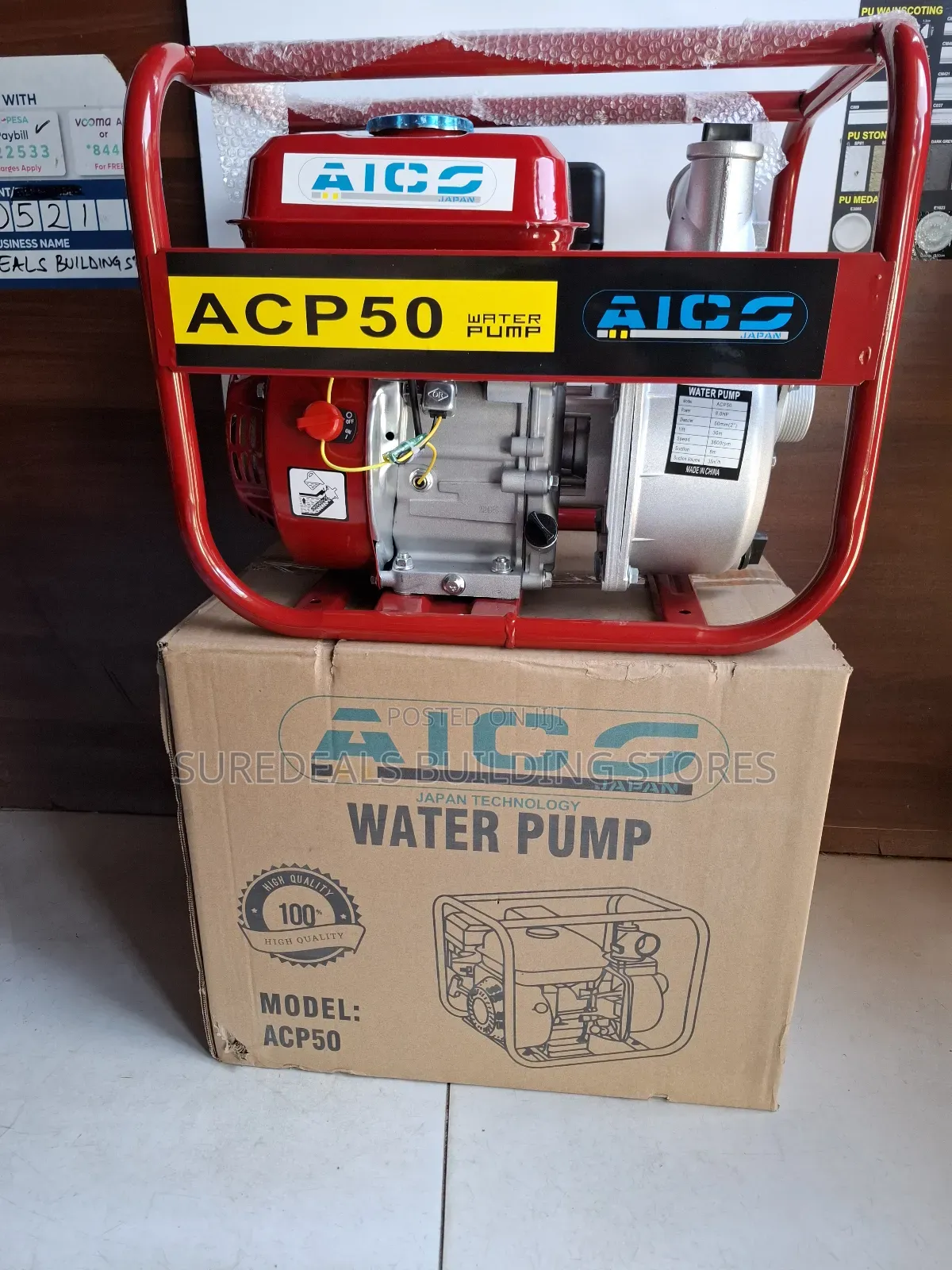 Aico Japan Acp50 Gasline Water Pump