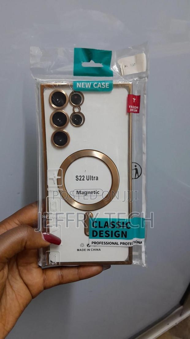 Raleavo Plated Magnetic Case for Samsung Galaxy S22 Ultr - main view