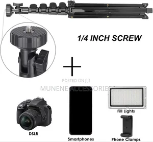 1.6m Alum Mobilephone Adjust Holder Photography Tripod Stand