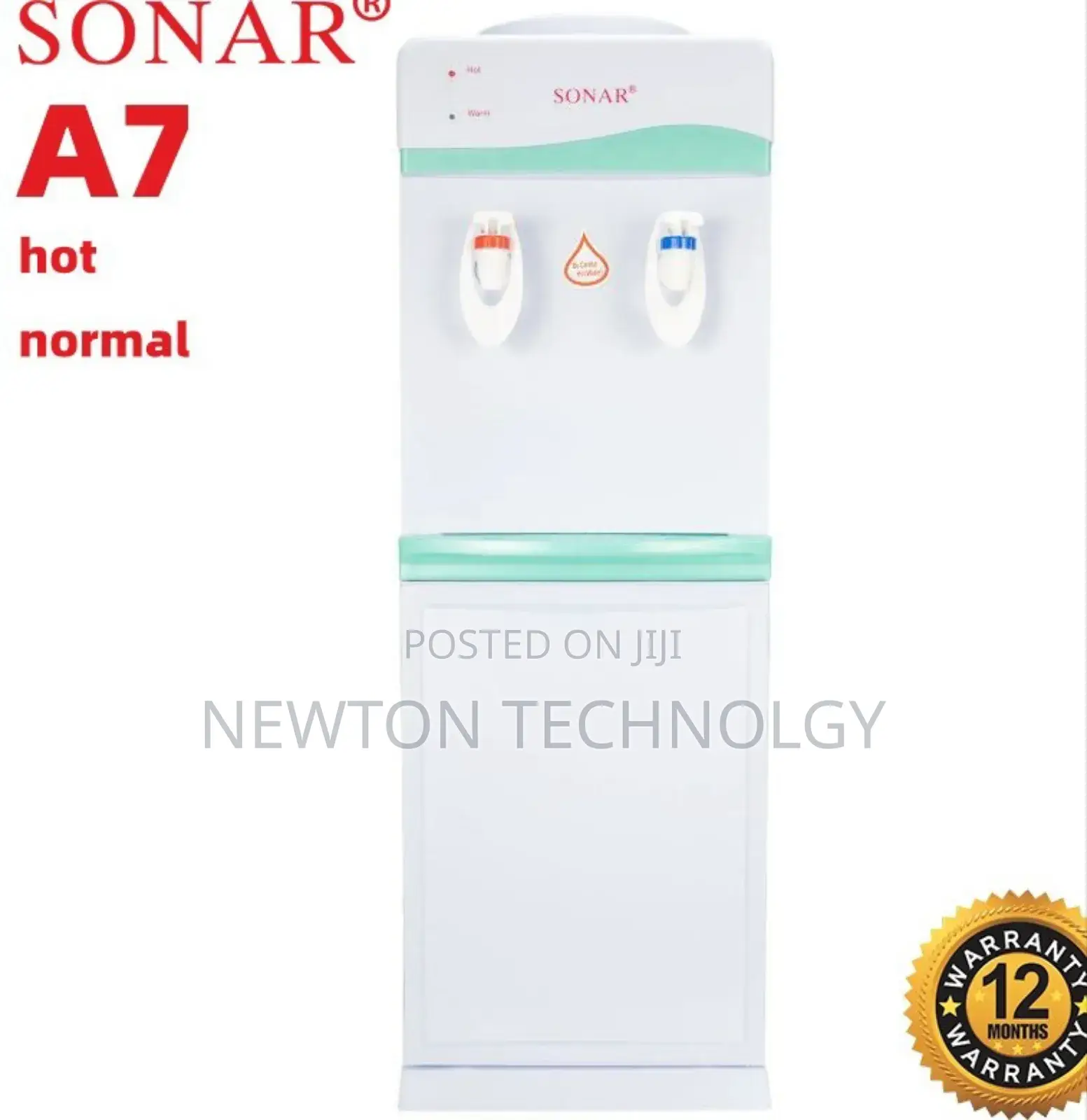 Sonar A7 Hot and Normal Free Standing Water Dispenser