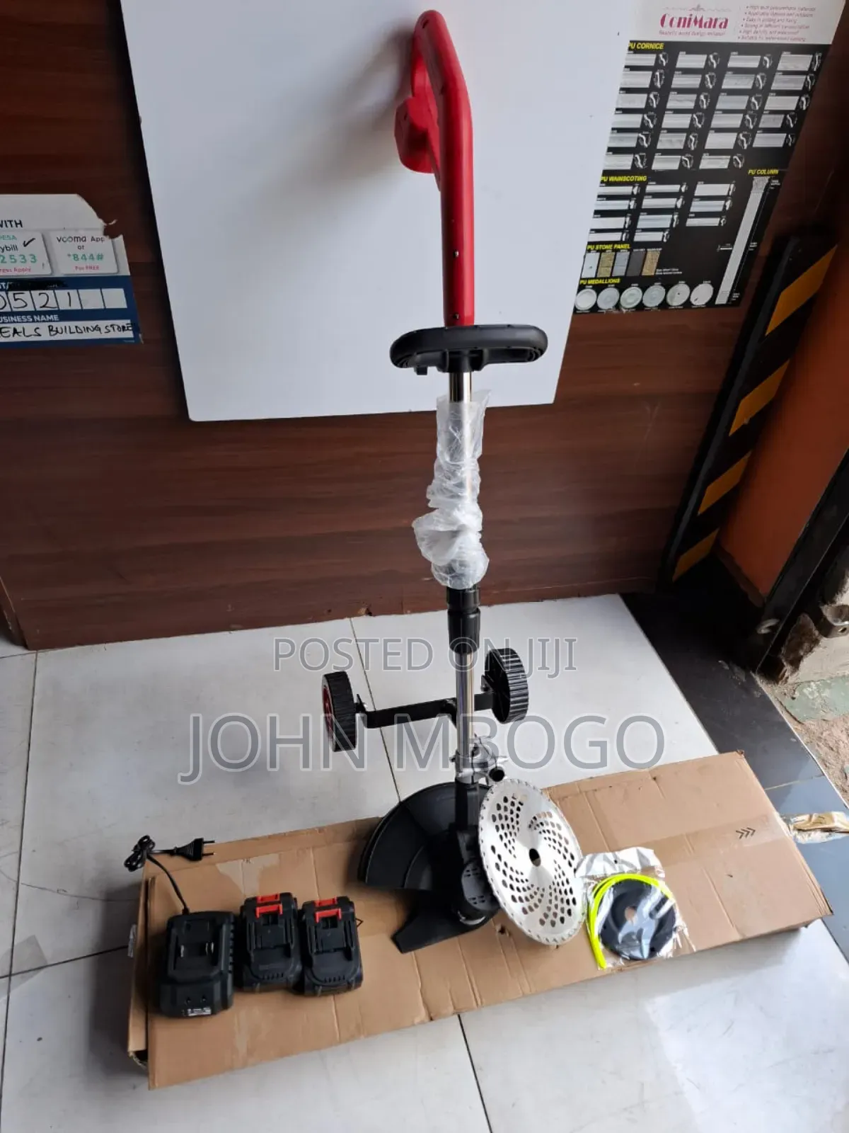Cordless Grass Cutter.